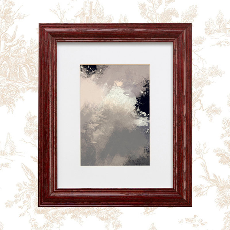 Cadre photo simple Ignacio, Rouge cerise, 20 po x 24 po emmêlé à 16 po x 20 po