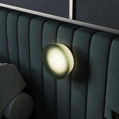 Mist Aluminum LED Flush Mounted Sconce