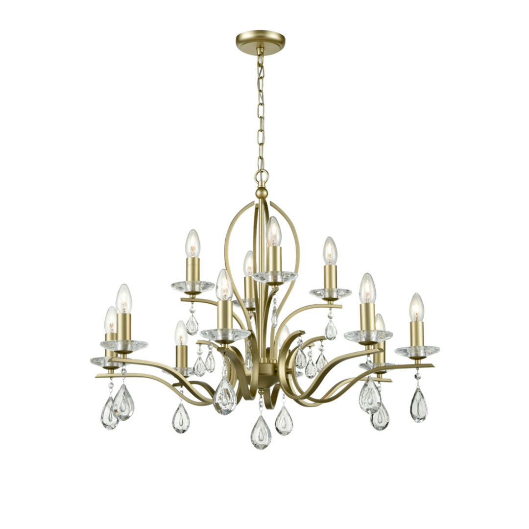 Wasson 12 - Light Gold Unique/Statement Pendant