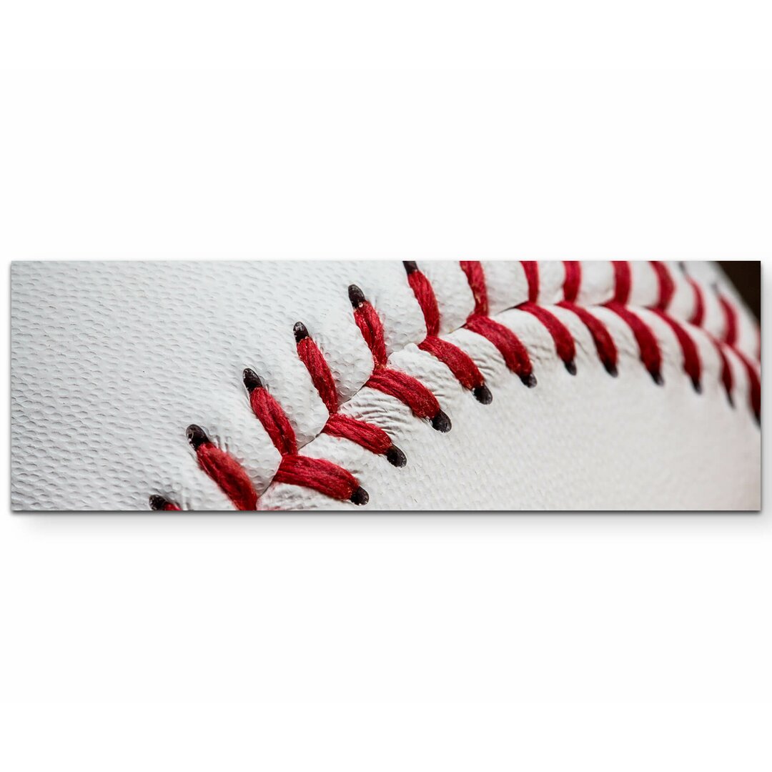 Leinwandbild Baseball Ball – Nahaufnahme