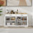 55.91" Large Farmhouse Buffet Cabinet Storage Sideboard With 2 Drawers And 4 Doors