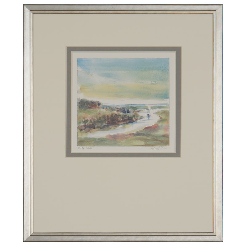 Late Sail Print by Daughdrill
