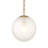Uttermost Ripple 1 Light Frost Glass Pendant