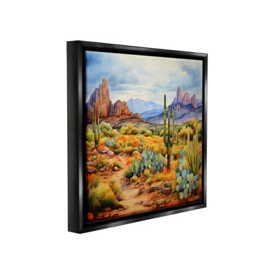 "Vast Desert Mesa" par RB sur toile
