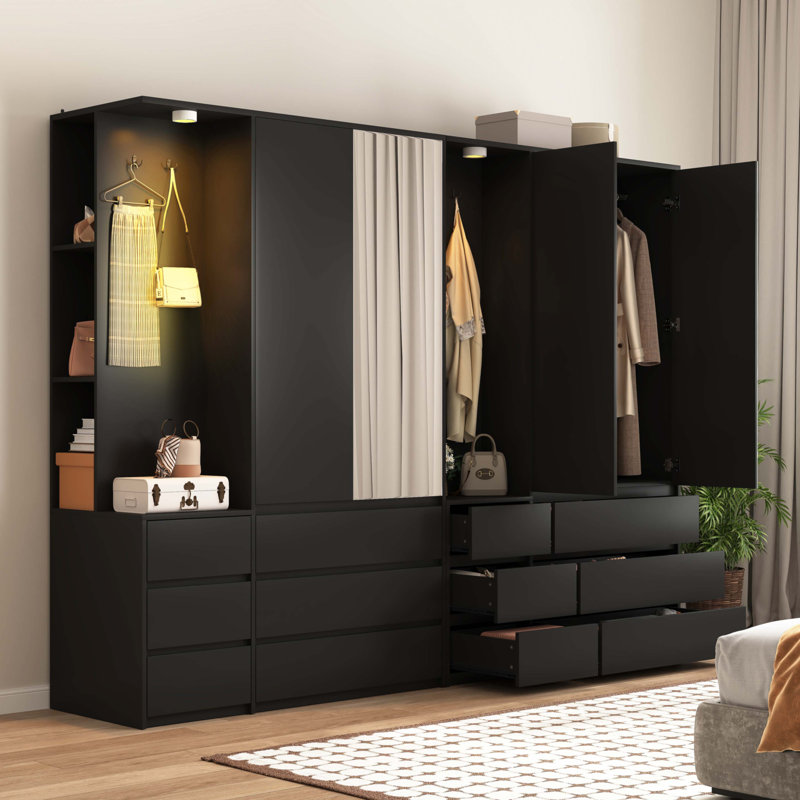 Garde-robe, Noir
