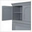 Grand lit escamotable mural avec armoires supérieures, gris-1513403313-1513403314