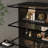 Tableware Display Cabinet With Adjustable Lights