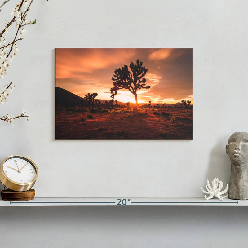 Nicci Joshua Tree Desert Sunset, 8" H x 12" W