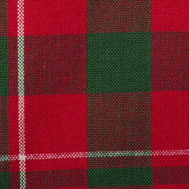 Sadie Tartan Holly Table Runner, Red/Green, 108" L x 14" W