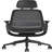 Steelcase Series 1 Frame Graphite With Headrest, 3D Micro Knit