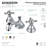 Widespread Bathroom Faucet with Double Buckingham Cross Handles-3647184