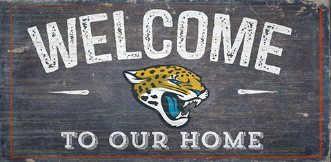 Décoration murale welcome NFL, Jaguars de Jacksonville