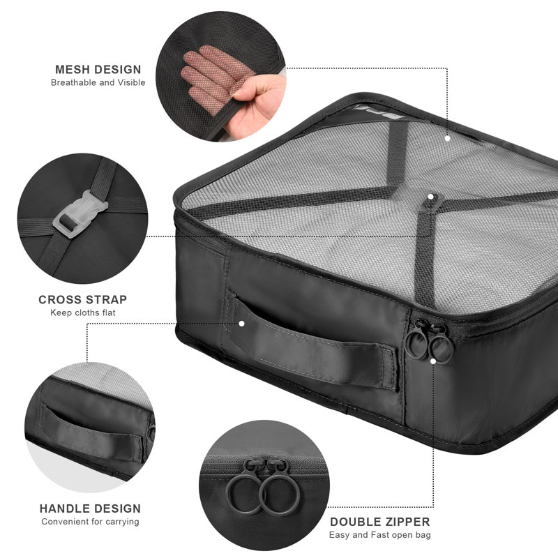 Rebrilliant Fabric Storage Bag, Black