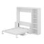 Lit escamotable Murphy avec bureau, cadre de lit mural peu encombrant avec tablettes de rangement-1688549969-1688549968