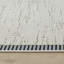 Tapis de couloir à motif géométrique crème / bleu 2 pi x 10 pi (2 pi 2 po x 10 pi) Selene de Branch Branch-228618793