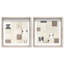 Boho Tiles Set Shadowbox Abstract Print by Oliver Gal, Black Frame, 12 x 12-1327675719-1327675721