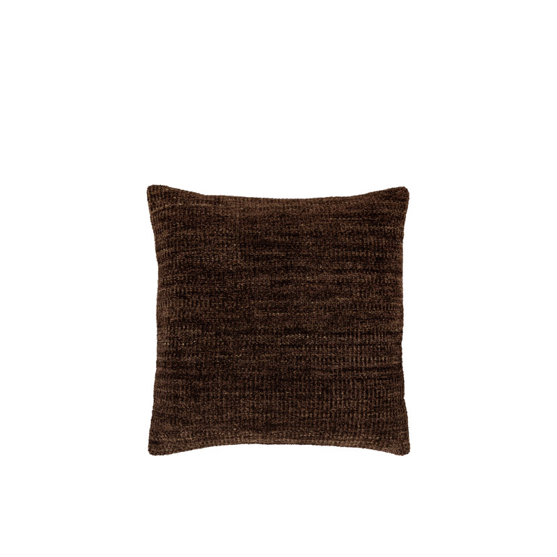 Baxy Brown Square Throw Cushion