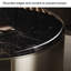 Table basse ronde moderne en pierre supercristalline-104367364