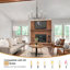 Luminaire suspendu de style lustre minimaliste moderne à 6/8 lumières pour salle à manger Velleda-100088795-93620203