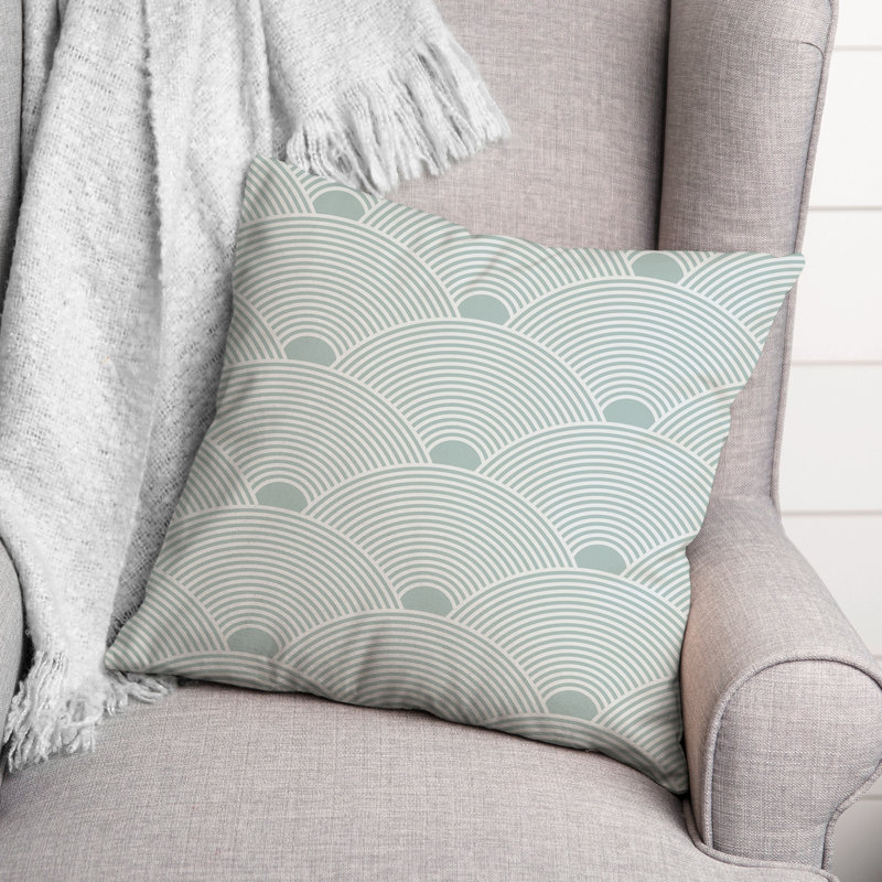 Housse de coussin décoratif en polyester / mélange de polyester, 16" x 16"