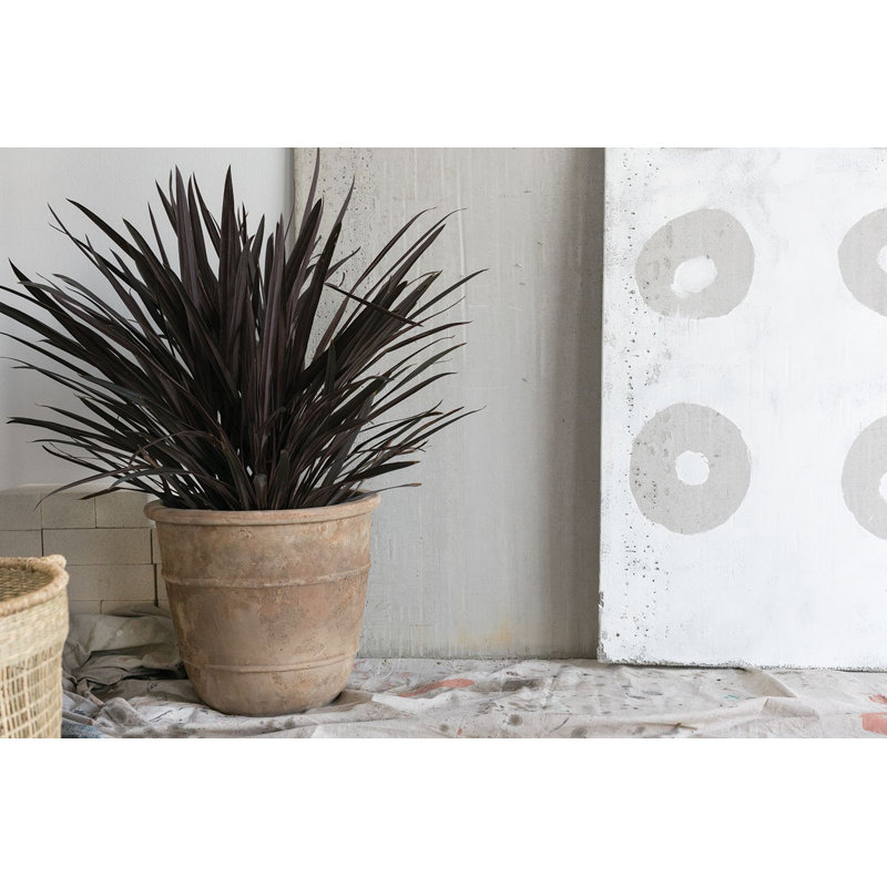 Pot de fleurs en céramique, Beige