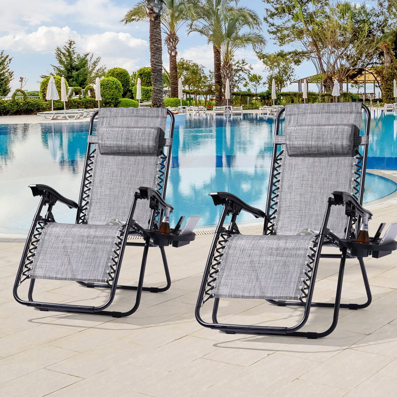  Leisure Reclining Zero Gravity Chair, Gray