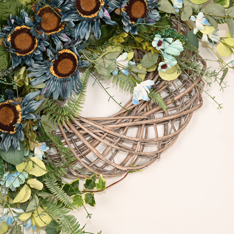 Sunflower 24" Foam Wreath