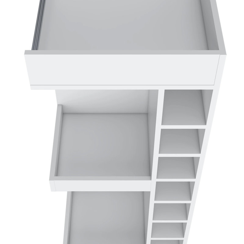 Armoire de bar Sleek & Chic, Blanc
