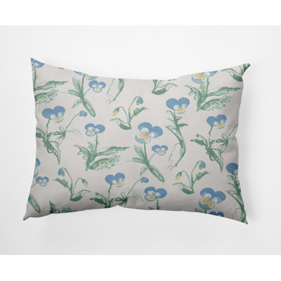 Floral Lumbar Pillow
