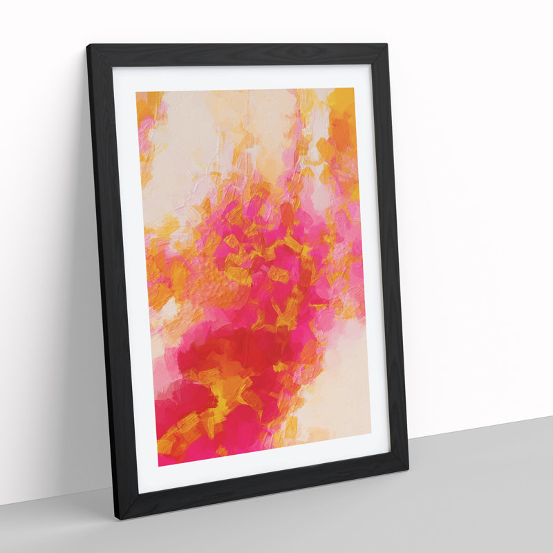 Enticing Abstract - Framed Print, Black, 64cm H x 46cm W