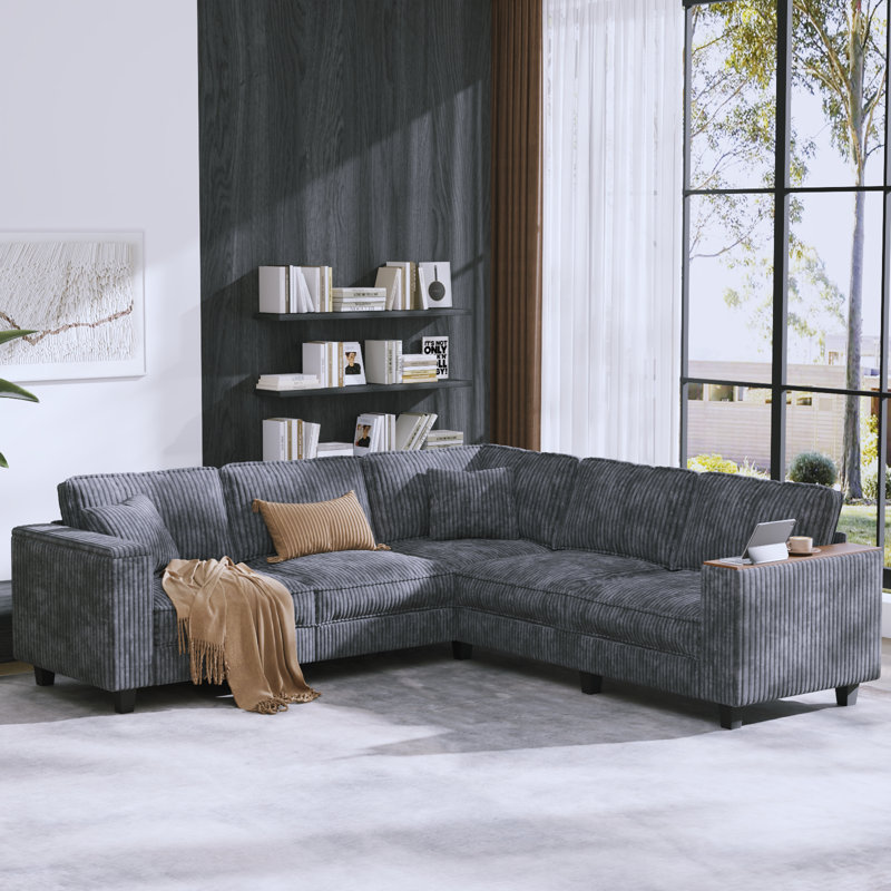 Corner Couch, Gray