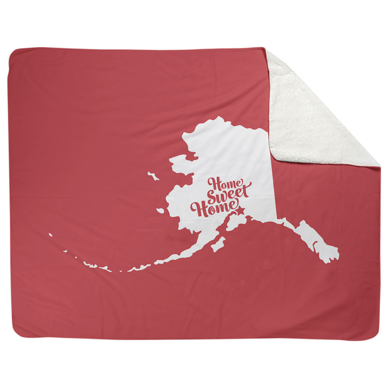 Jeté polaire pour ancrage doux home, l 52,5 po x L 62,5 po, Rouge