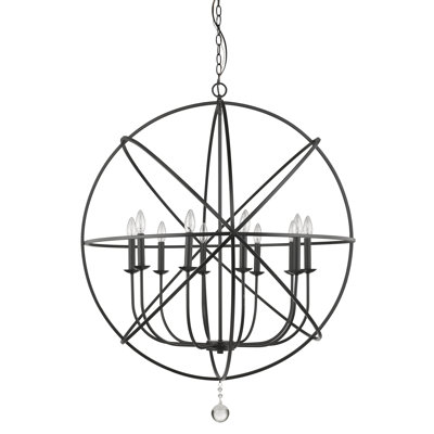 Puma 10 - Light Dimmable Globe Chandelier