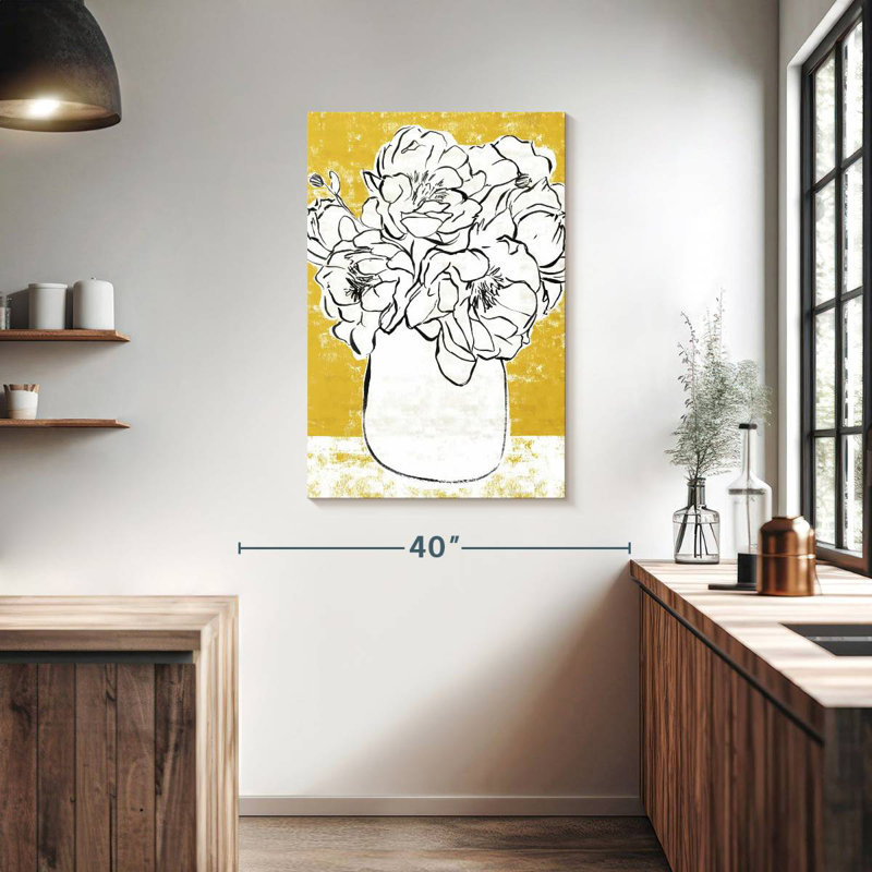Harnek Golden Peony II, H 39 po x l 26 po