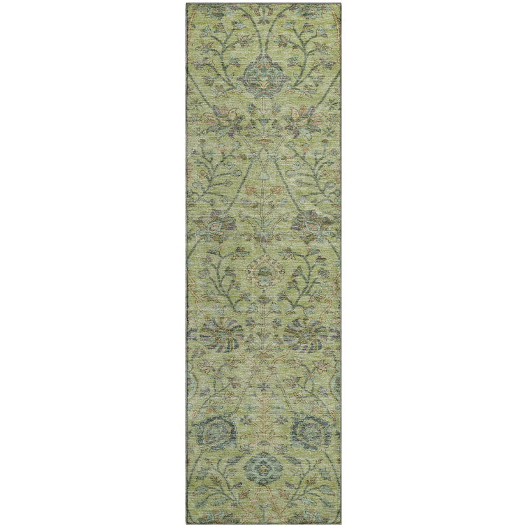Premium Machine Washable Alexa AMF1087 Floral Rug