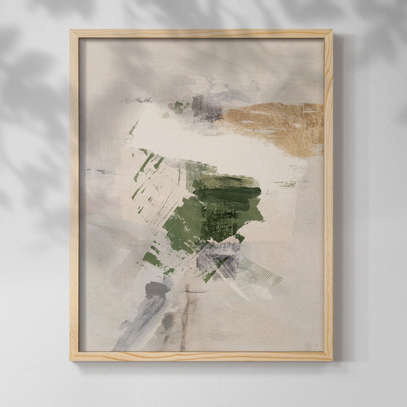 Sand Pond Fall I, reproduction encadrée - bois massif, Naturel, H 11 po x l 9 po