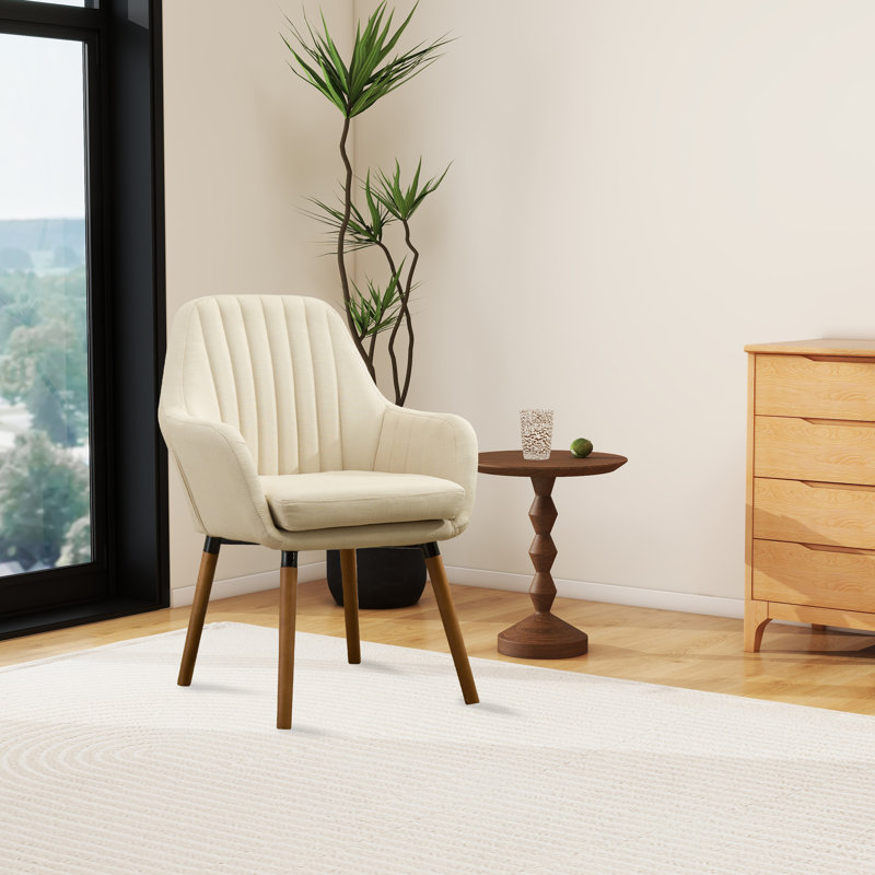 Chaise de salle à manger Litza, Beige
