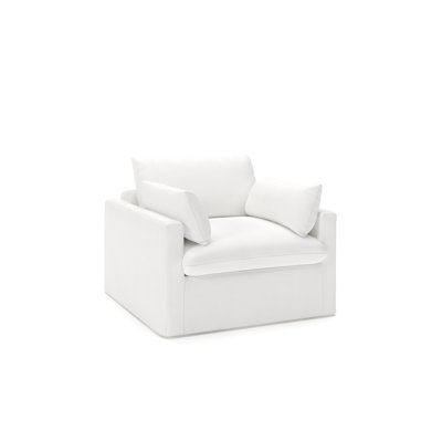 Luna Slipcovered Chair and a Half