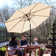 Delaplaine 9' Solid Octagon Market Umbrella with Push-Button Tilt