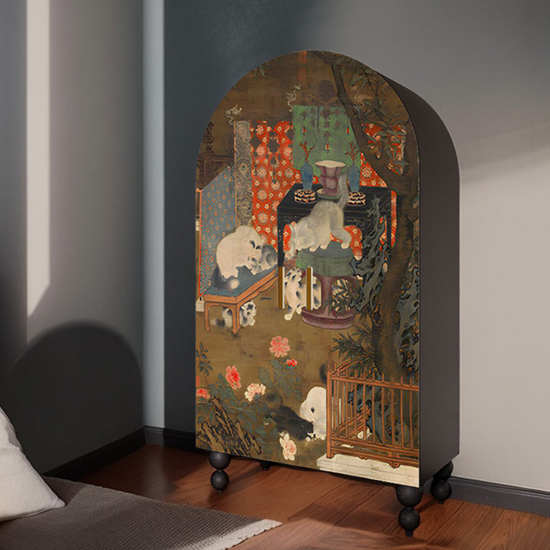 Garde-robe de chambre à coucher, Noir, noir, noir, noir