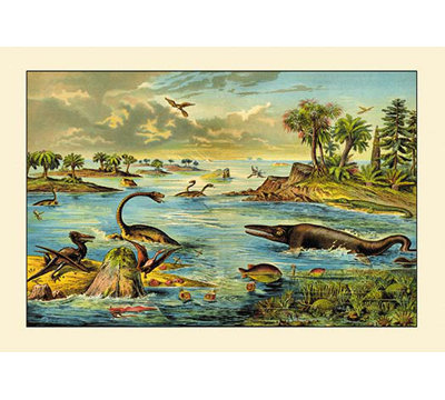 « dinosaur life », reproduction d’art