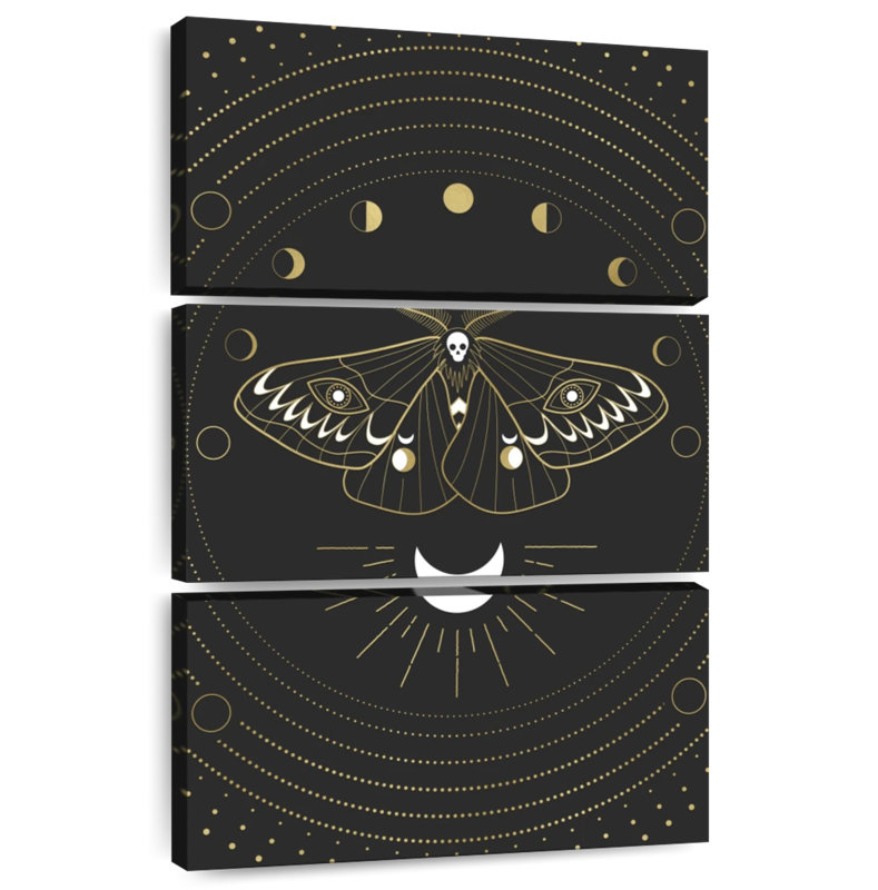 Oberle Moon Mothman, 32" H x 20" W