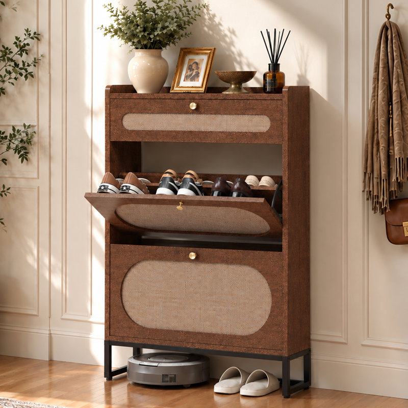 Shoe Storage Cabinet, 2 Doors