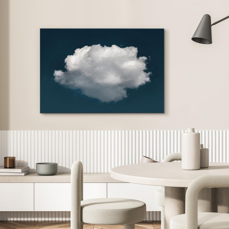 " Lone Tree Reflection Monochromatic Peaceful Lake Scenery ", 24'' H x 36'' W