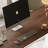 Nut-brown + Beige Rectangular Manufactured Wood  desk-514239604-514239606