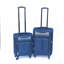(20 + 24) Ensemble de valises deux pièces Valise à roulettes sans verrous universels BLEU