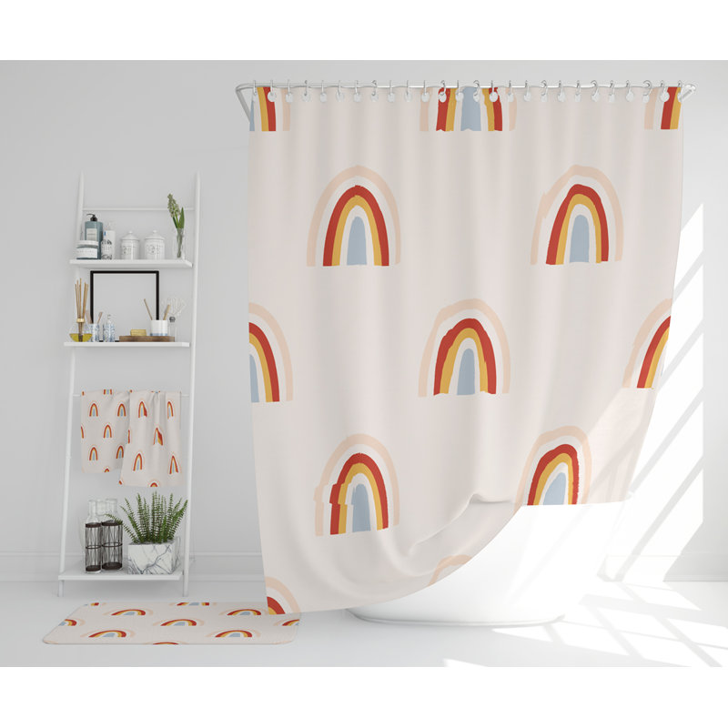Natira Polyester Shower Curtain Set