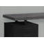 Bureaux: Bureau d'ordinateur moderne de 48 po avec configuration réversible et tiroirs de rangement, stratifié noir / gris | Noir | Panneau de particules