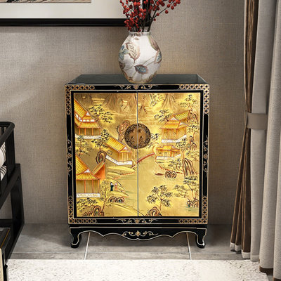 Chinese-style retro light luxury sideboard
