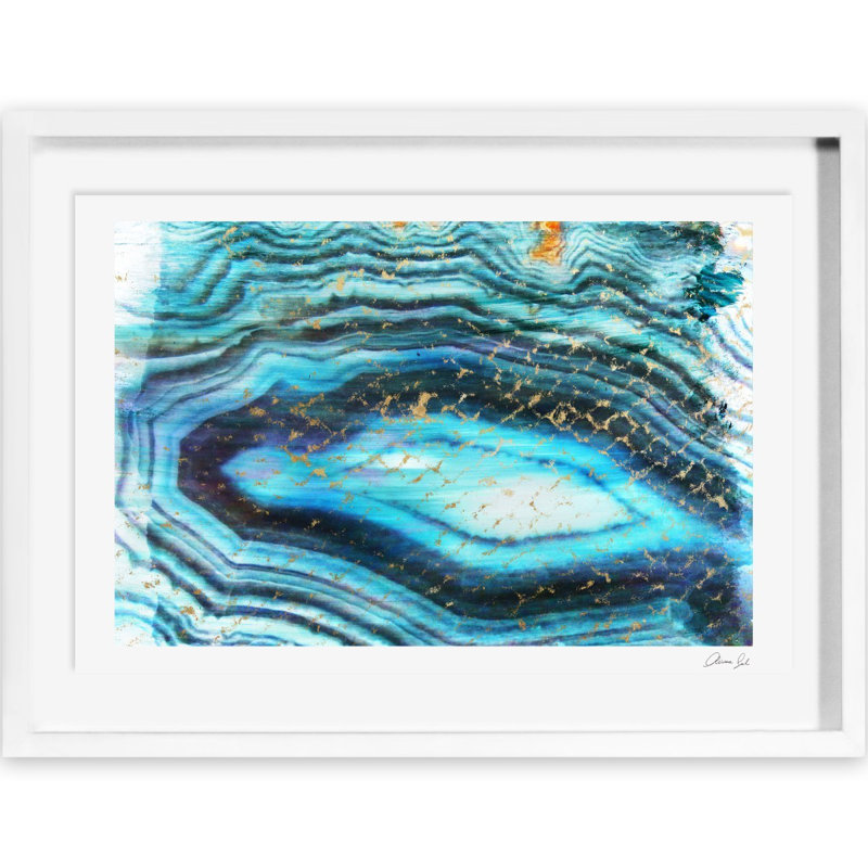 Sea Of Turquoise Print, 18" H x 26" W